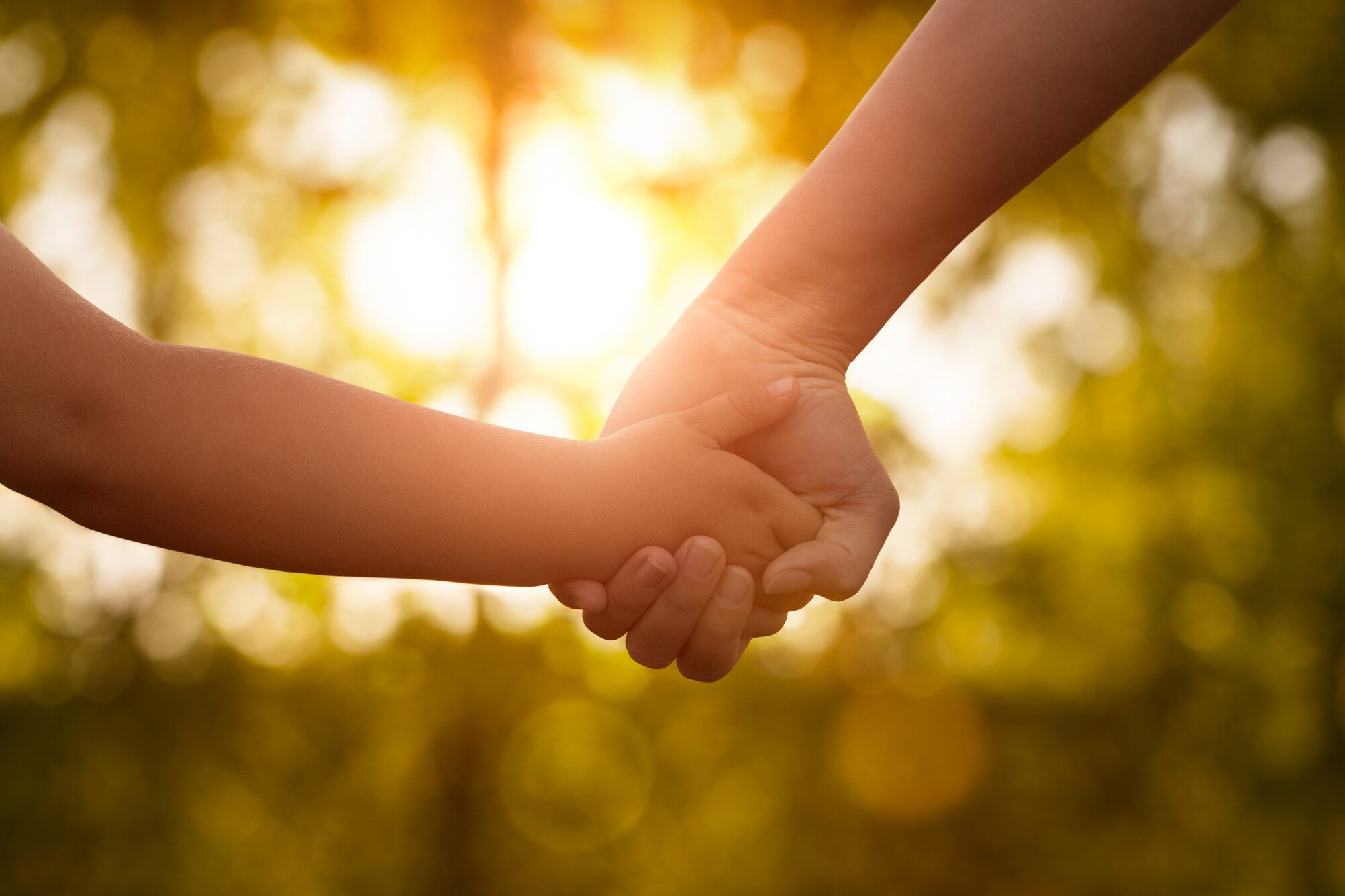 Parent and child connecting through supportive guidance